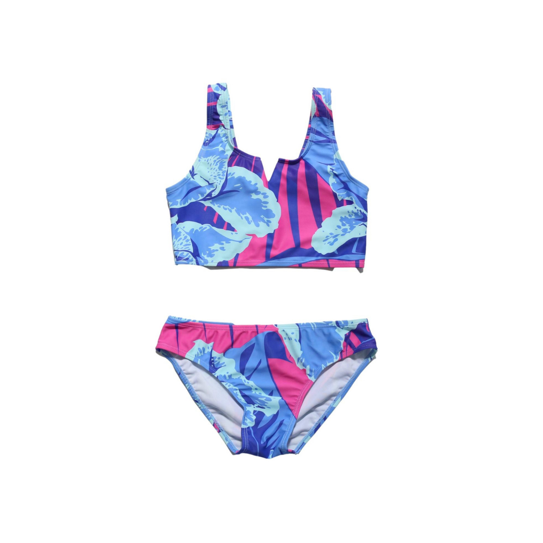 Women Hibiscus Mustique Two Piece Swimsuit