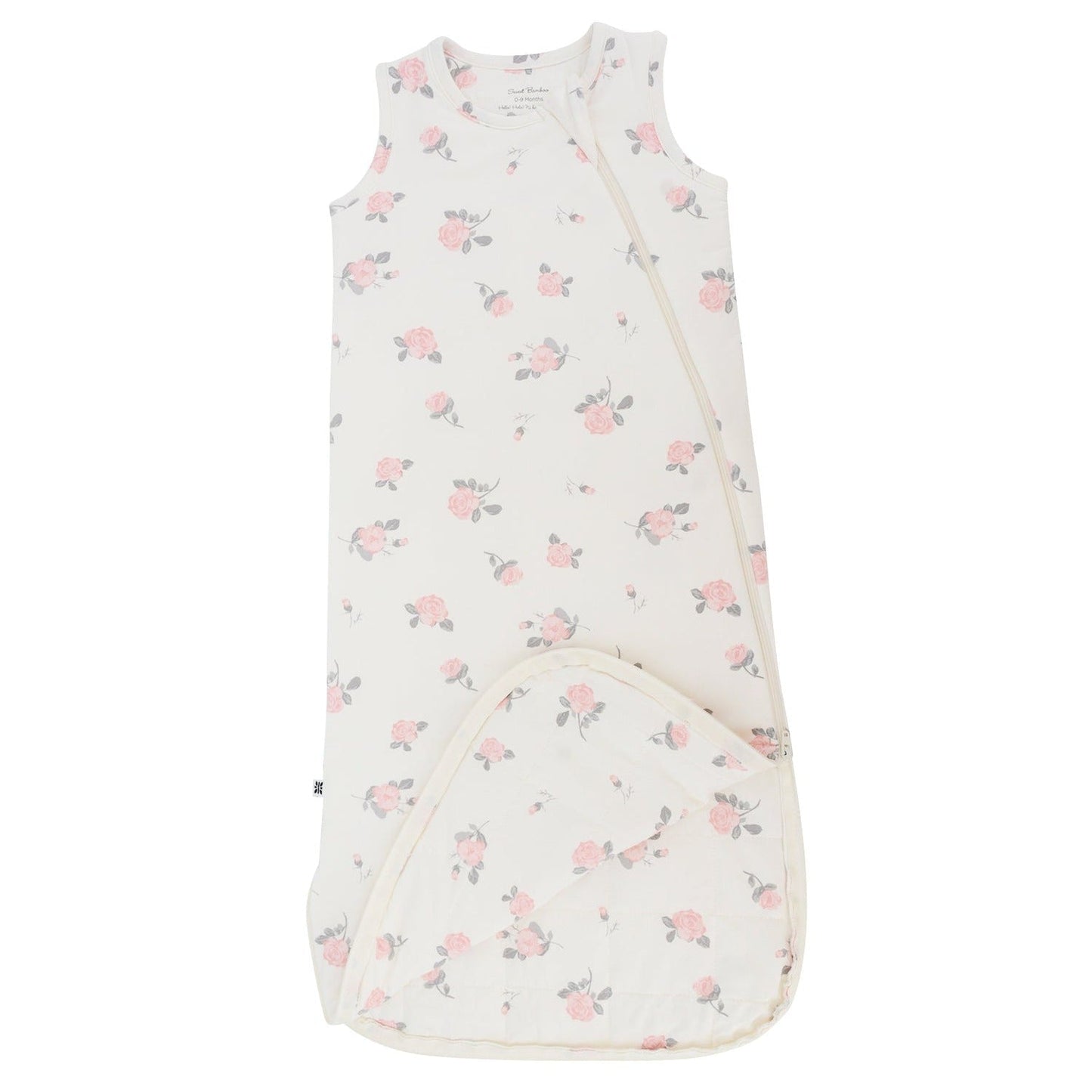 Roses White 1.5 TOG Baby Sleep Sack