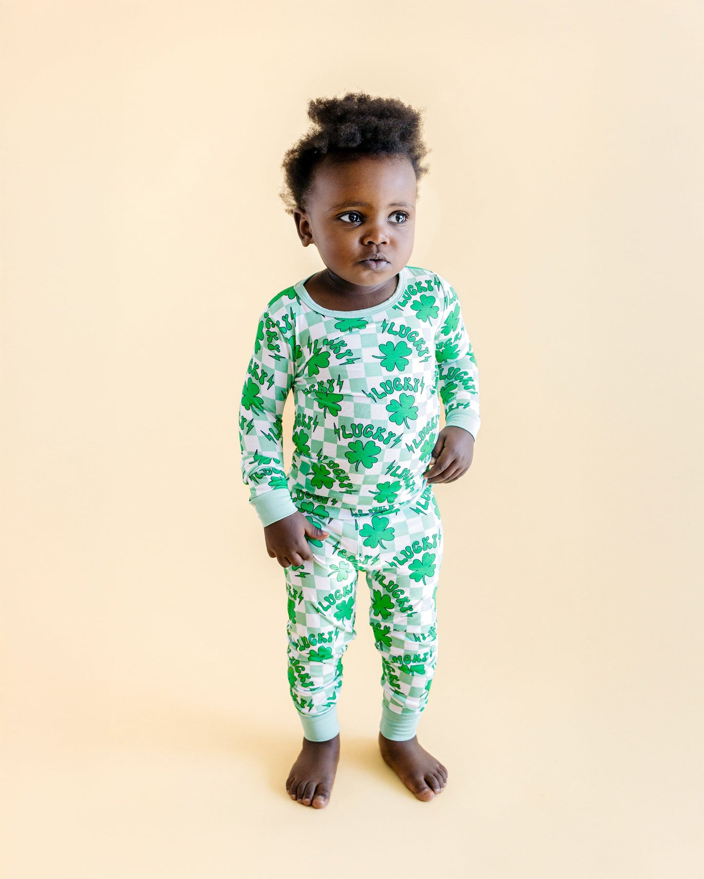 Bamboo Two Piece Pajama Set | Lucky Shamrock