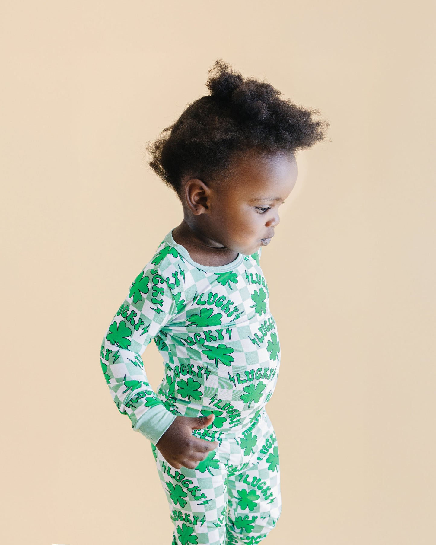 Bamboo Two Piece Pajama Set | Lucky Shamrock