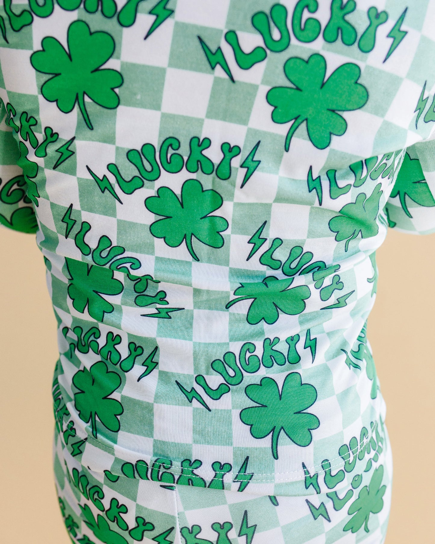 Bamboo Two Piece Pajama Set | Lucky Shamrock