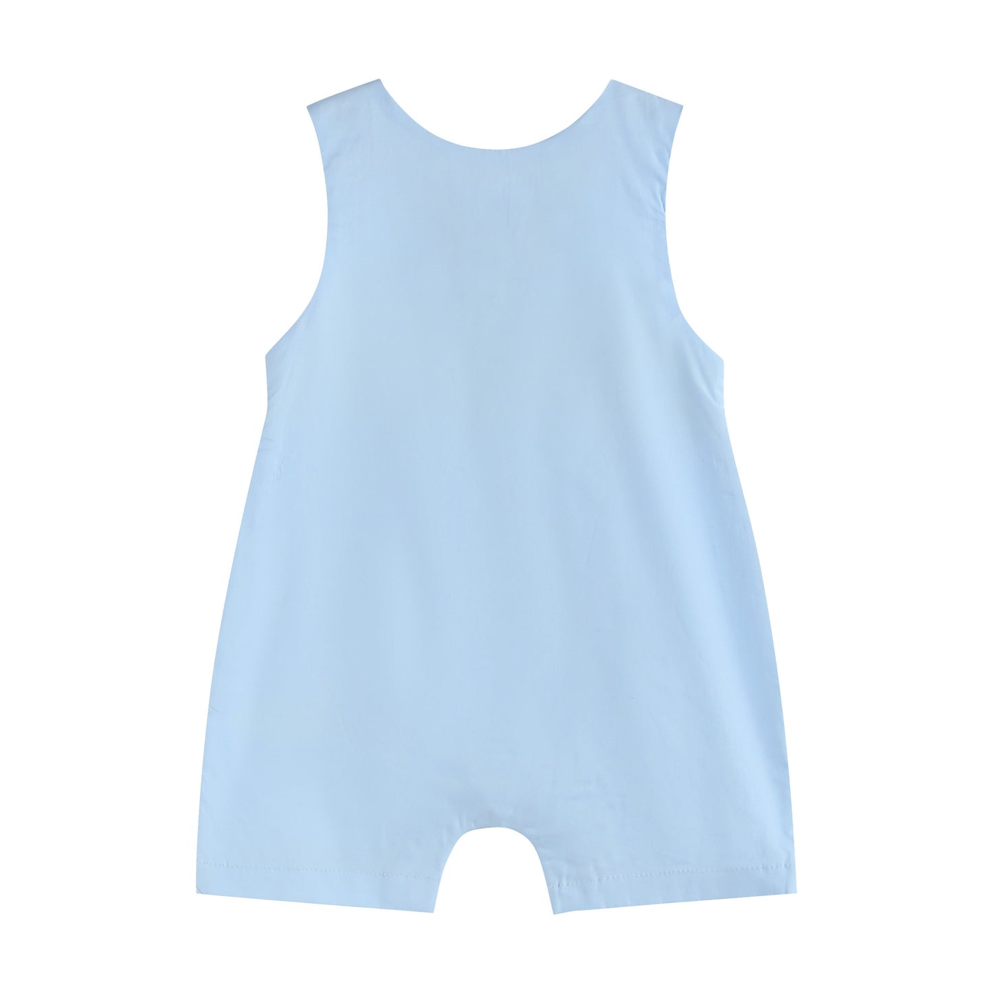 Baby Boy Light Blue Easter Smocked Shortalls