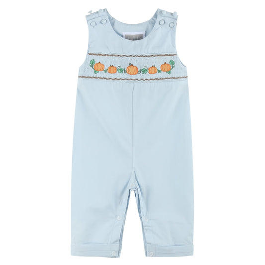 Baby Boy Blue Pumpkin Overalls