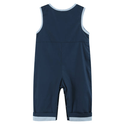 Baby Boy Dark Blue Overalls