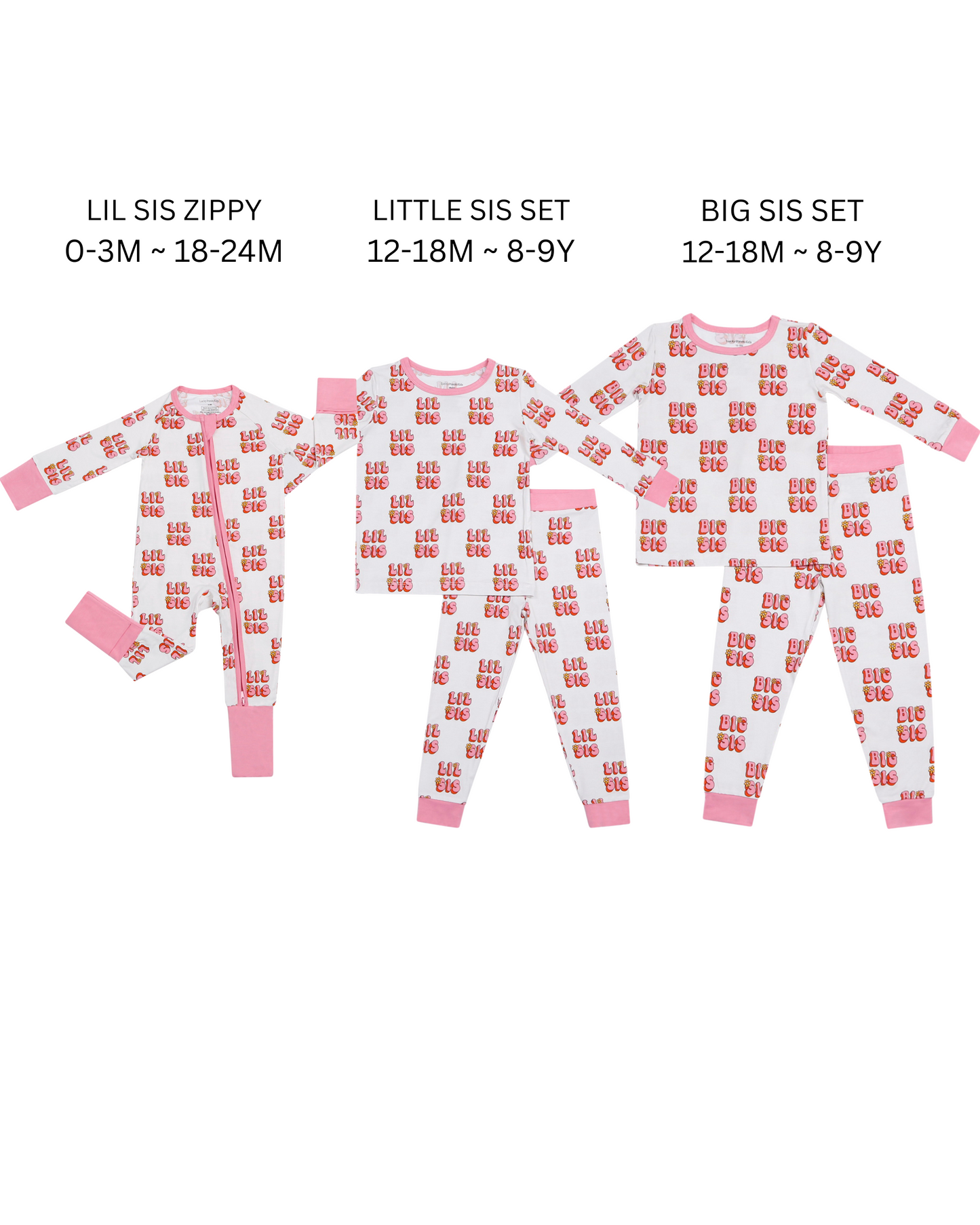 Bamboo Two Piece Pajama Set | Big Sis