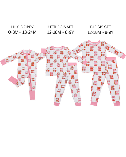 Bamboo Two Piece Pajama Set | Big Sis