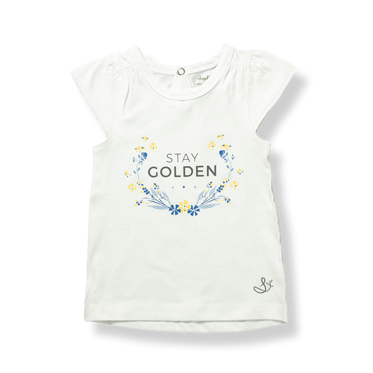 Stay Golden Flutter Sleeve Tee