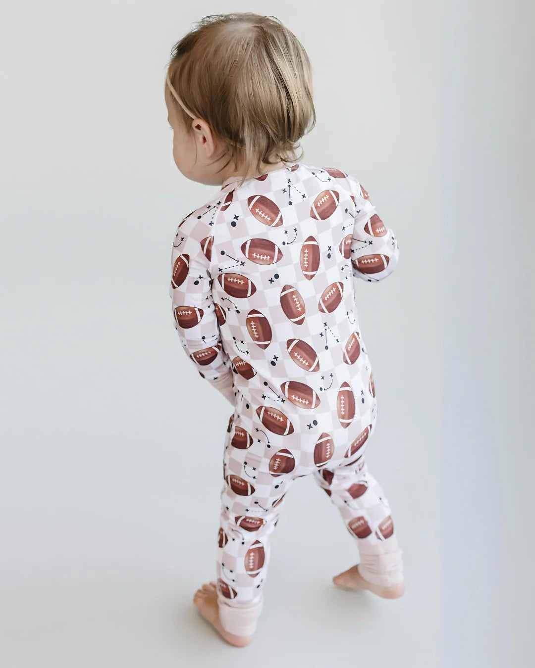 Game Day Bamboo Zip Baby Pajama