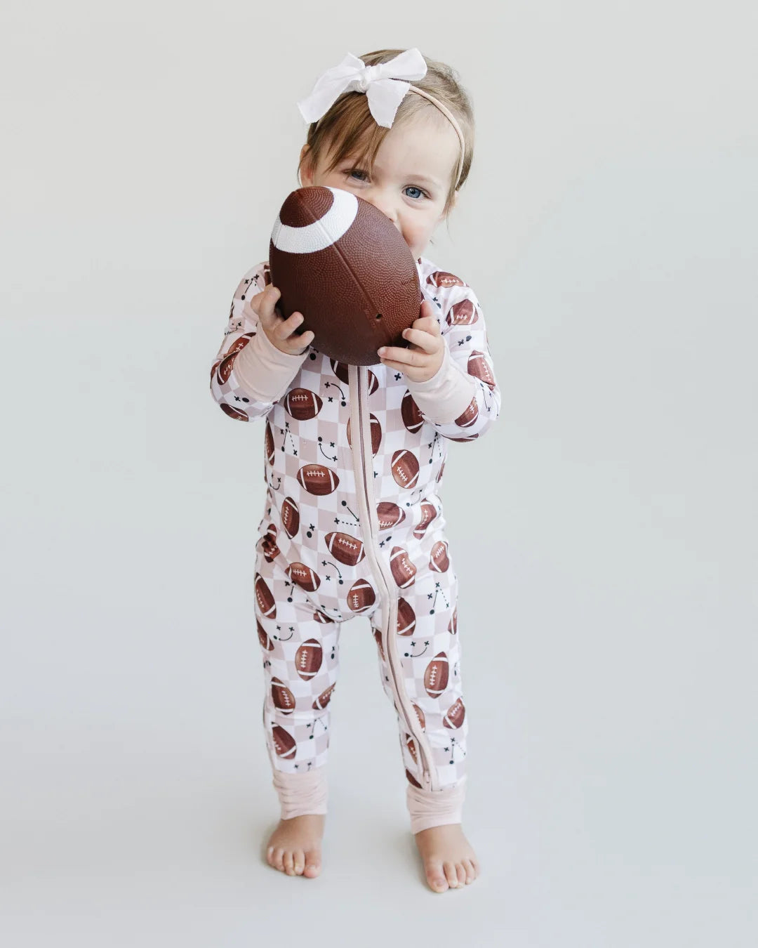 Game Day Bamboo Zip Baby Pajama