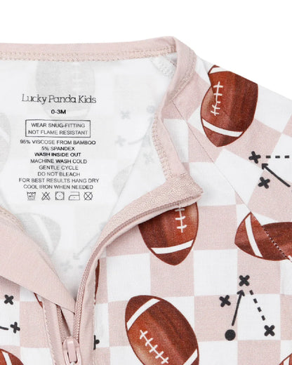 Game Day Bamboo Zip Baby Pajama