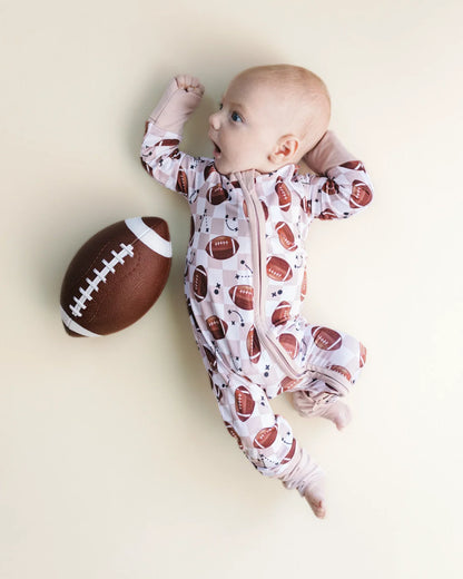 Game Day Bamboo Zip Baby Pajama