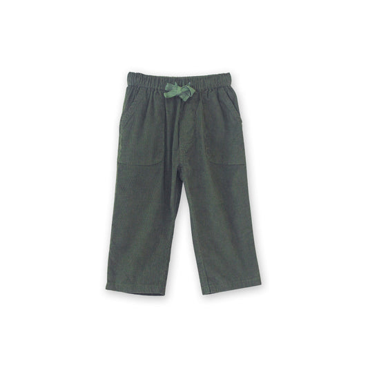 Boys Pine Green Corduroy Pants