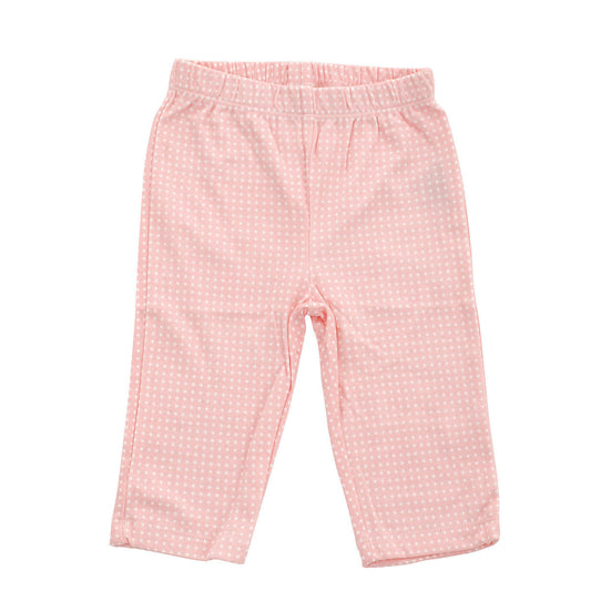 Organic Cotton Pullover Pant (Blush dot)