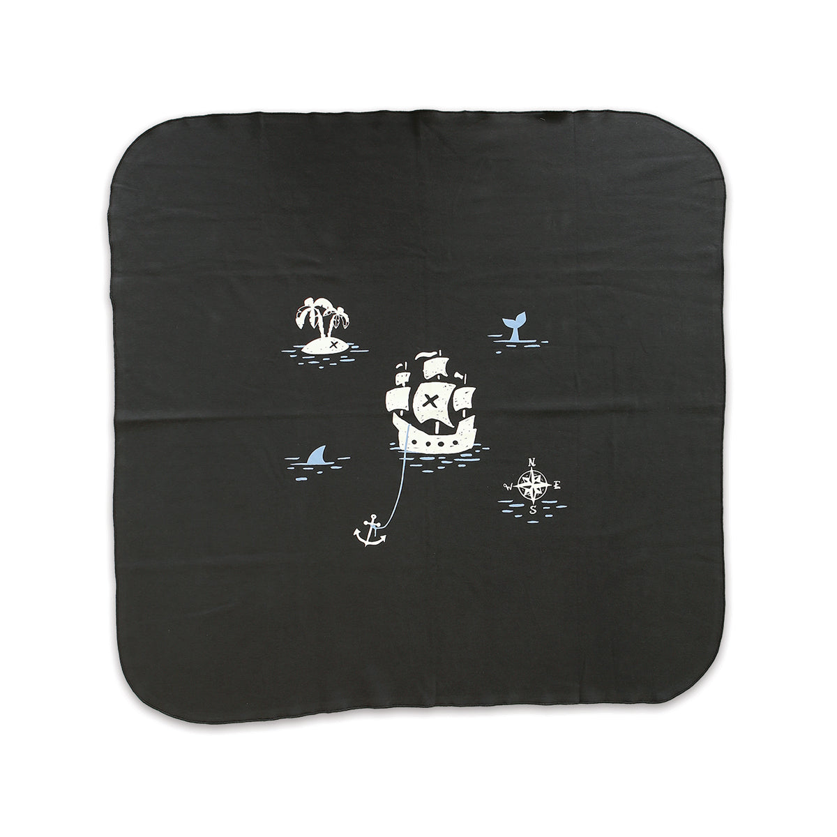 Organic Cotton Swaddle Blanket (Iron/Pirate)