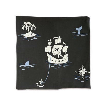 Organic Cotton Swaddle Blanket (Iron/Pirate)