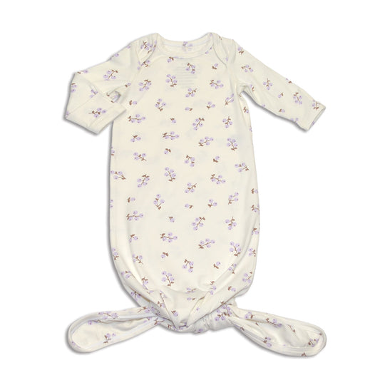 Organic Cotton Knotted Sleeper (Winter Berries Print)