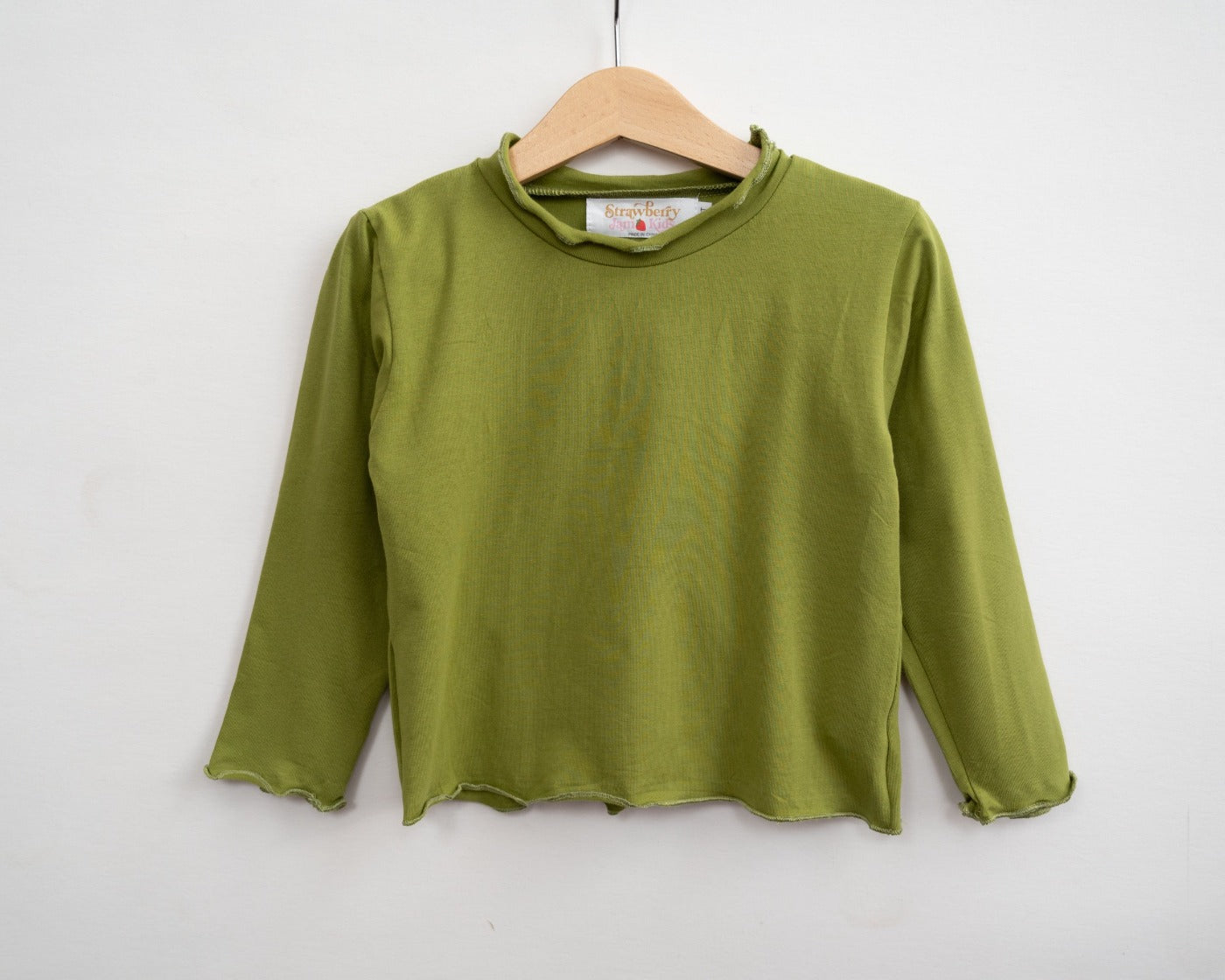 Lettuce Hem Girls Long Sleeve Solid Shirt (Available in 4 Colors - sold separately)