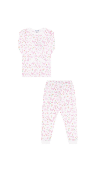 Girls Butterflies PrintPima Cotton Pajama