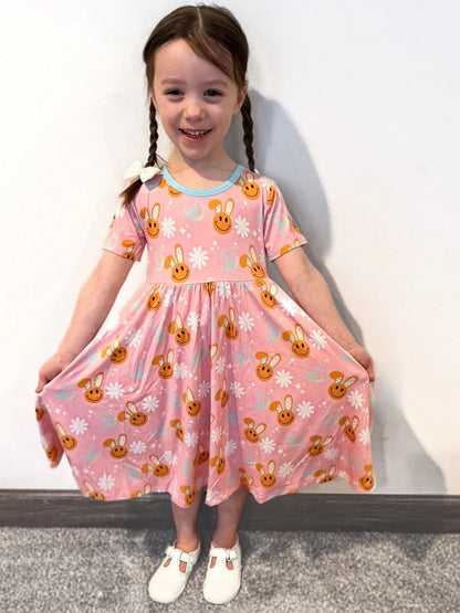 Girls Hoppy Easter Dress