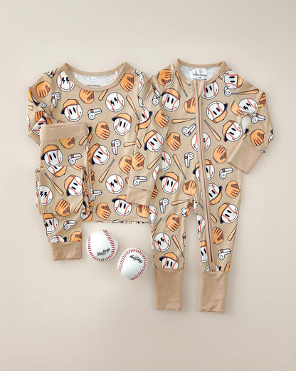 Boys Cool Catch Bamboo Two Piece Pajama Set