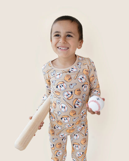 Boys Cool Catch Bamboo Two Piece Pajama Set