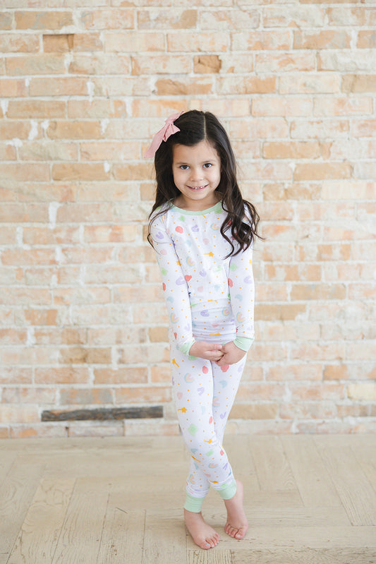 Girls Lucky Two Piece Pajama Set