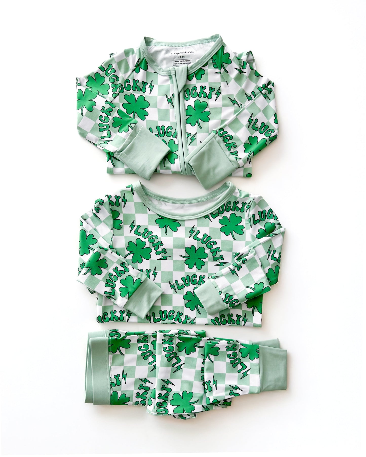 Bamboo Two Piece Pajama Set | Lucky Shamrock