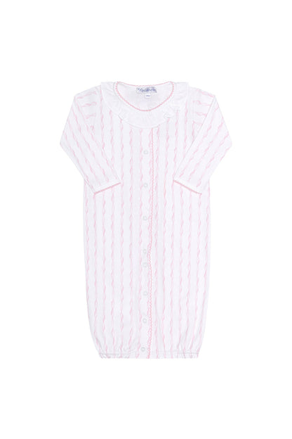 Baby Pink Twirls Pima Cotton Converter Gown