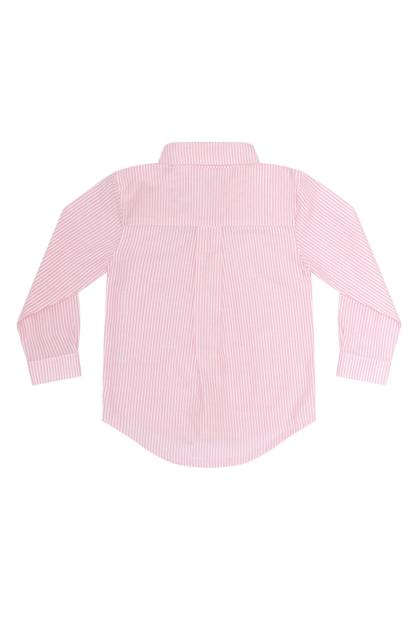 Boys Pink Stripes Long Sleeve Shirt