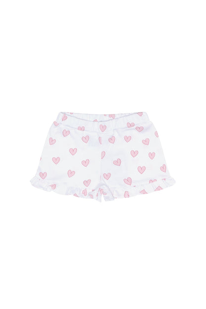 Pink Heart Short Set