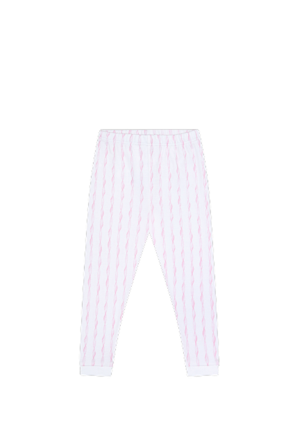 Girl Pink Twirls Pima Cotton Pajamas