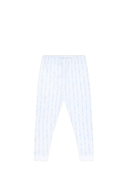 Blue Twirls Pima Cotton Pajamas