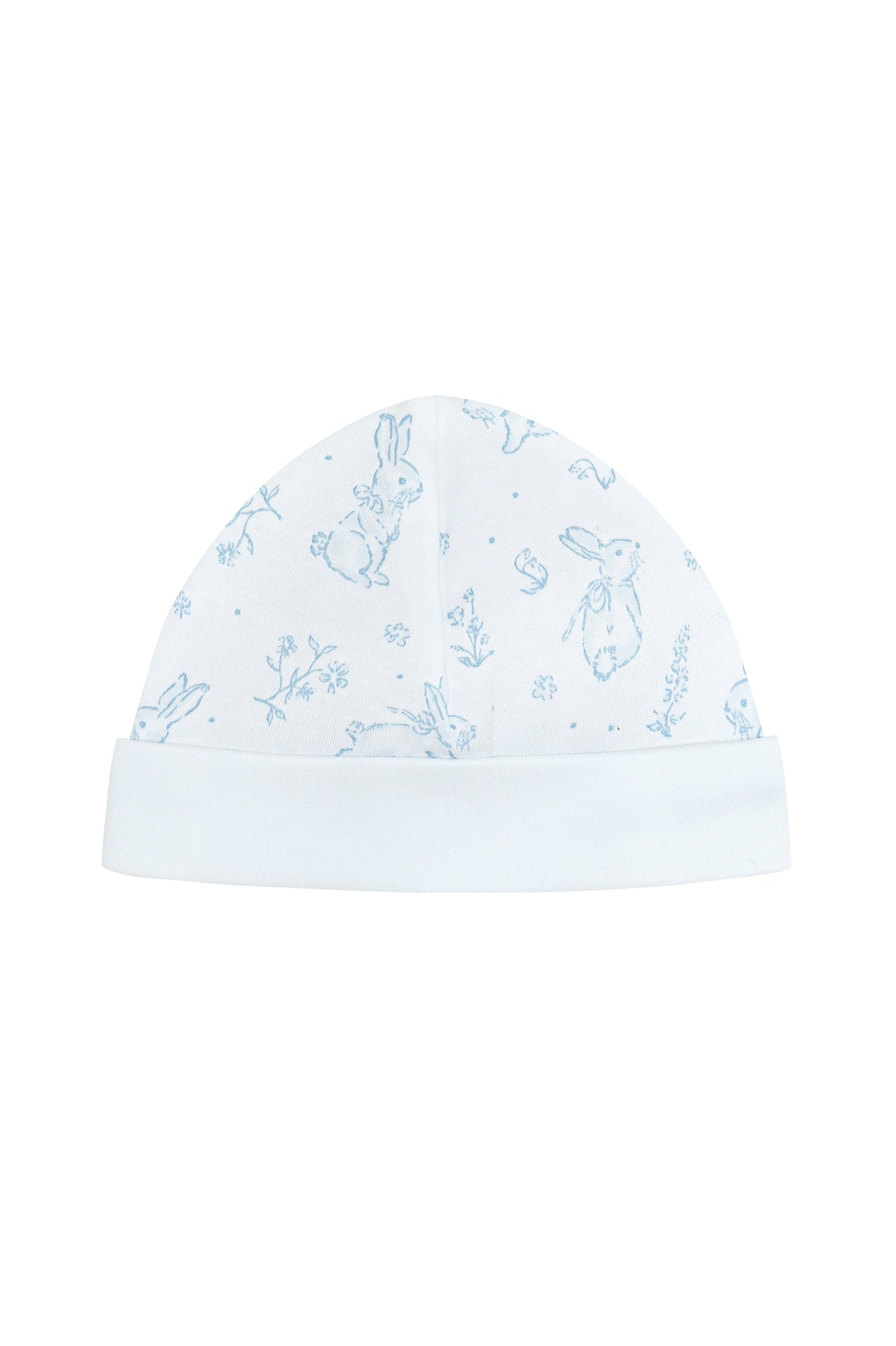 Blue Bunny Toile Hat