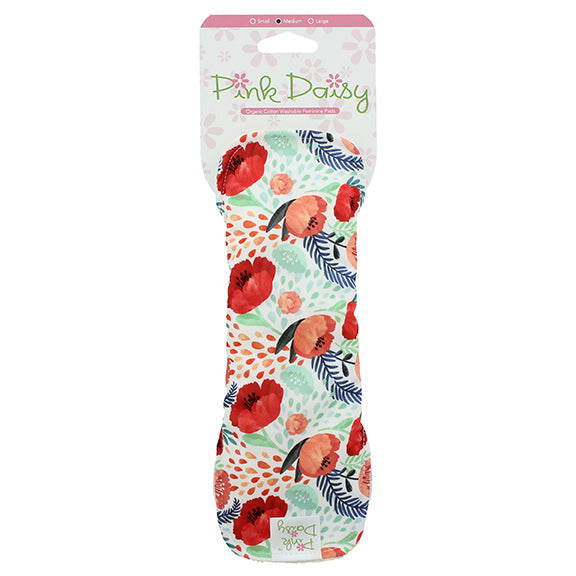 Pink Daisy Organic Cotton Feminine Pads