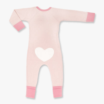 Pink Snugglebug Zip Romper