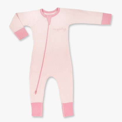 Pink Snugglebug Zip Romper