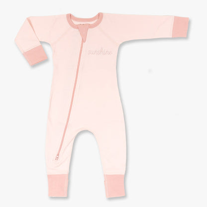 Pink Sunshine Zip Romper