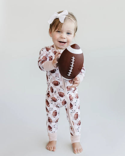 Game Day Bamboo Zip Baby Pajama