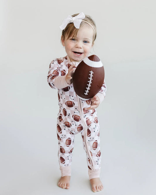 Game Day Bamboo Zip Baby Pajama