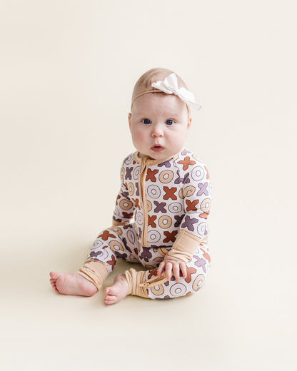 Baby Bamboo Zip Romper | Xoxo