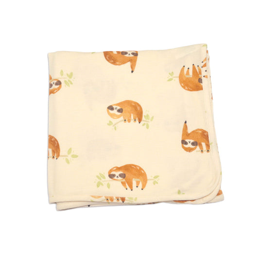 Bamboo Swaddle Blanket (Sleepy Sloth Print)