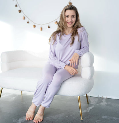 Women's Bamboo Long Sleeve Loungewear Set (Fairy)