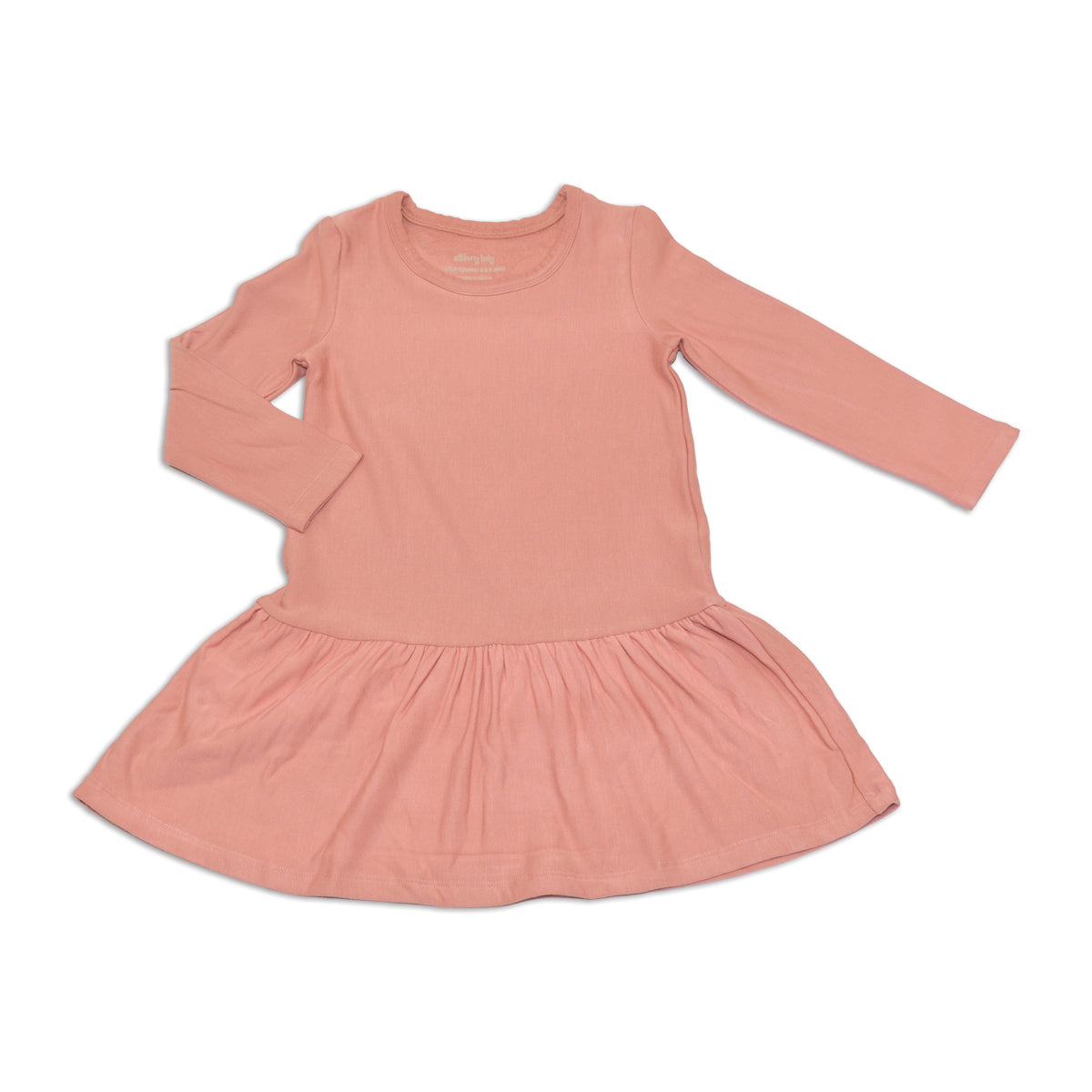 Bamboo Fleece Sweat Dress (Ash Rose)