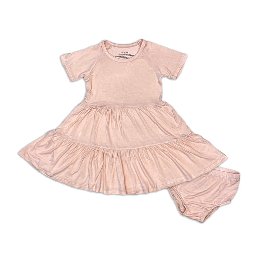 Bamboo Tiered Jersey Dress with Bloomer (Blossom)