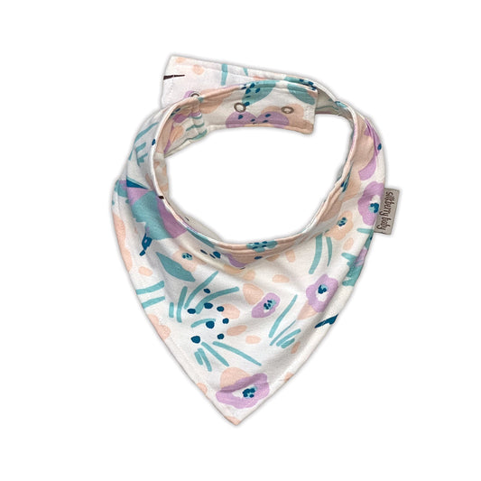 Bamboo Bandana Bib (Hummingbird Garden Print)