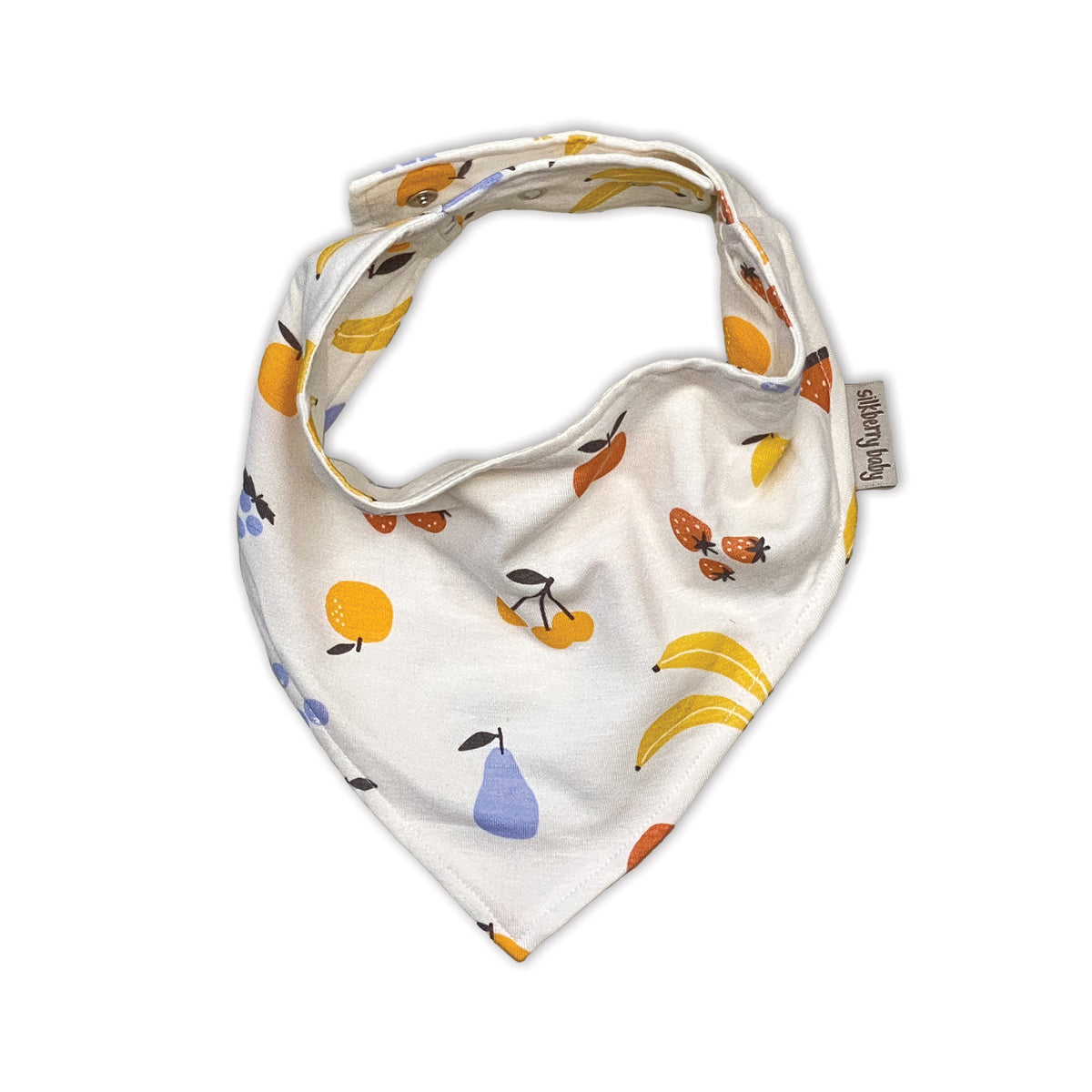 Bamboo Bandana Bib (Fruit Salad Print)