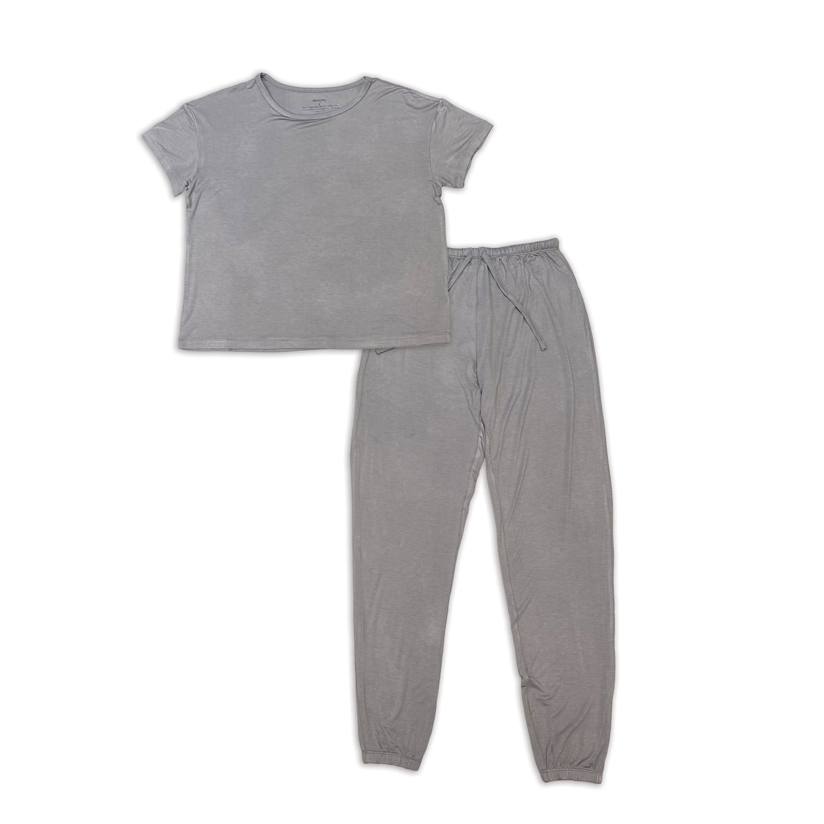 Women's Bamboo Short Sleeve Loungewear Set (Pigeon)