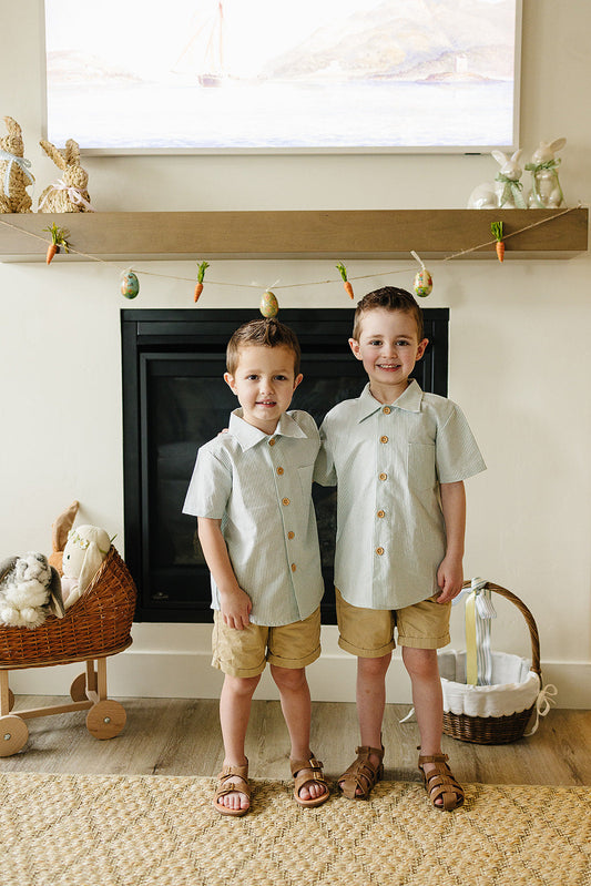 Boys Khaki Chino Shorts