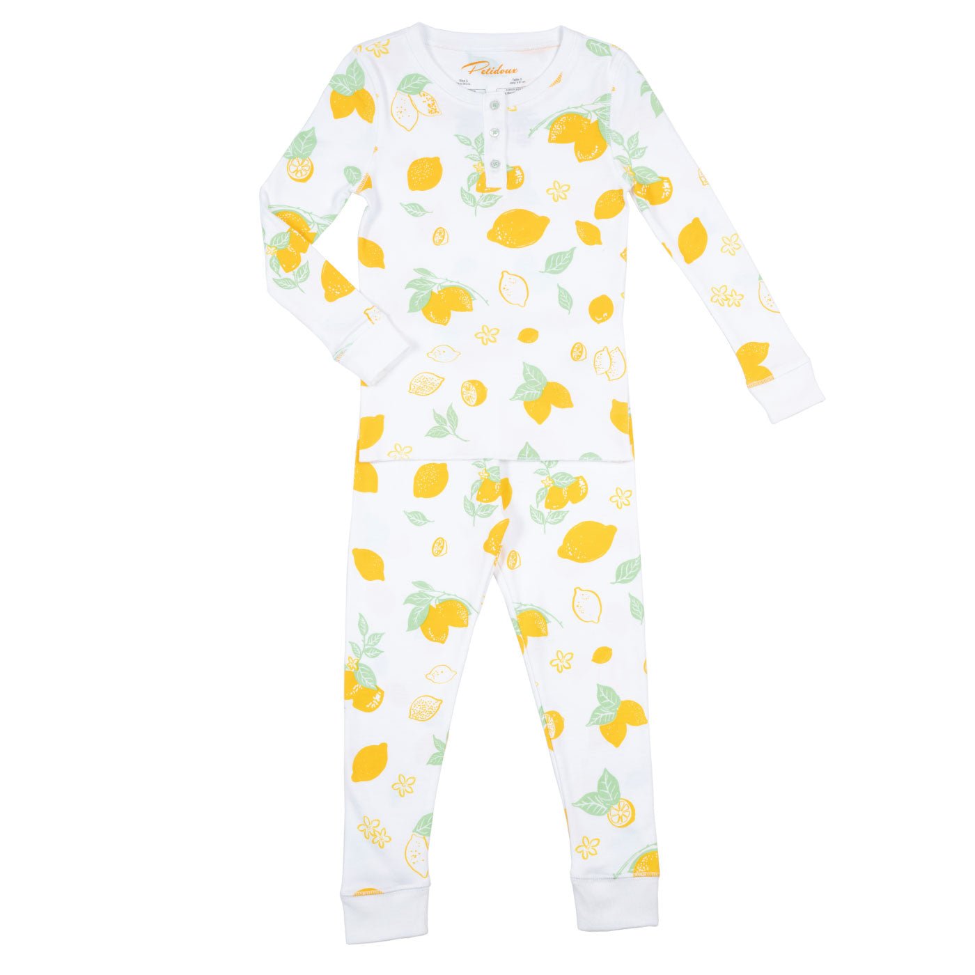 Amalfi Lemons Pima Cotton Pajamas - Blissfully Lavender BoutiquePetidoux