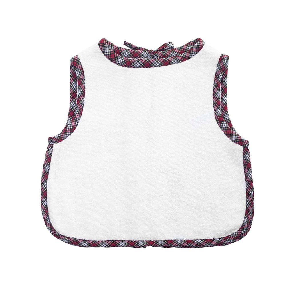 Apron Baby Bib | Tartan - Blissfully Lavender BoutiqueLouelle.